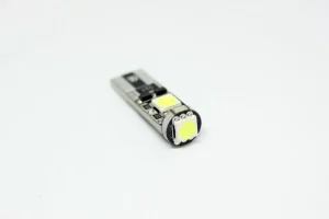 LEd λάμπα τύπου Τ10 με 3 SMD led - CANBUS 6000K - 2τμχ BOSMA