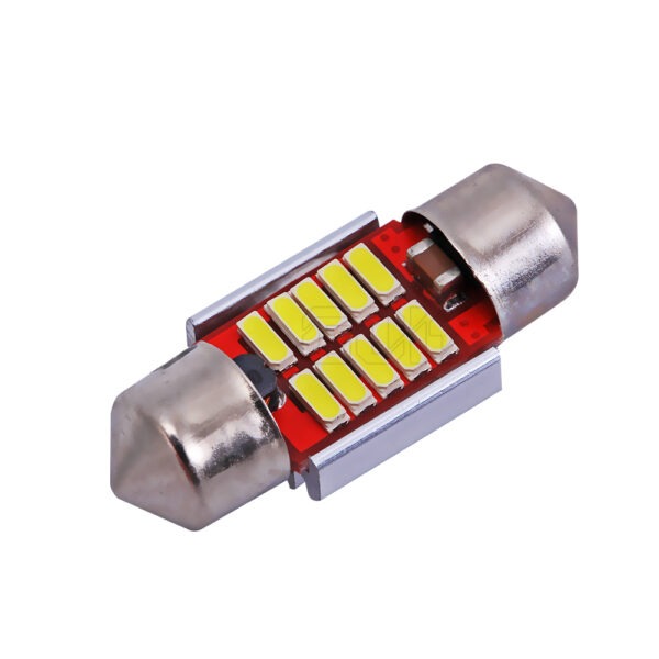LED Canbus πλαφονιέρας 39mm 12 SMD 1 τμχ - Image 2