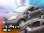Ανεμοθραύστες για Kia Rio (2012-2017) sedan - 4 τμχ. εμπρός και πίσω - Image 2