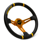 Αγωνιστικό τιμόνι momo drifting gold {replica}