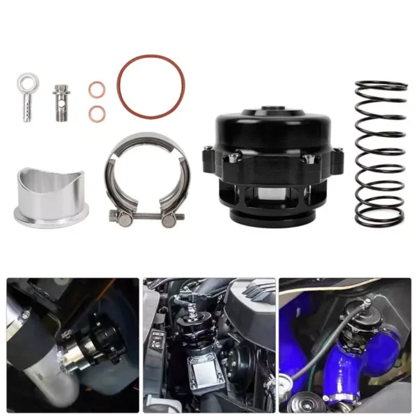 Σκάστρα / Βαλβίδα Ανακούφισης REPLICA Μαύρο 50MM V-Band 0,4-1,3 Bar - Image 3