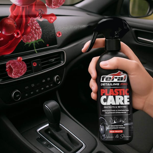 Γυαλιστικό Και Συντηρητικό Γαλάκτωμα Πλαστικών Red Fruits Detailing Pro - Image 2