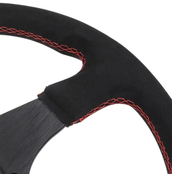 ΤΙΜΟΝΙ ΑΥΤΟΚΙΝΗΤΟΥ ΙΣΙΟ ΑΛΚΑΝΤΑΡΑ ΜΕ ΚΟΚΚΙΝΕΣ ΡΑΦΕΣ - Image 2