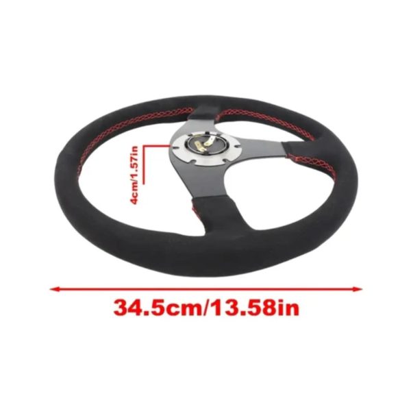 ΤΙΜΟΝΙ ΑΥΤΟΚΙΝΗΤΟΥ ΙΣΙΟ ΑΛΚΑΝΤΑΡΑ ΜΕ ΚΟΚΚΙΝΕΣ ΡΑΦΕΣ - Image 5