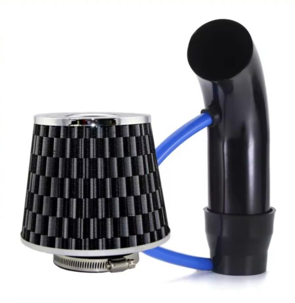 Σετ φίλτρου αέρα Αυτοκινήτου Αλουμινίου 76mm carbon/black - Image 2