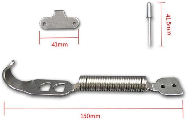 ΣΕΤ ΠΙΣΩ ΚΛΕΙΣΤΡΑ/ΑΓΚΙΣΤΡΑ ΚΑΠΟ ΜΕ ΕΛΑΤΗΡΙΟ - Image 3