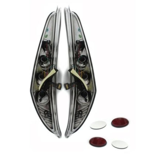 Πίσω φανάρια Fiat Punto 3D (2000+) - chrome - σετ 2τμχ. - Image 3