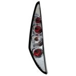 Πίσω φανάρια Fiat Punto 3D (2000+) - chrome - σετ 2τμχ.