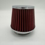 Φιλτροχοάνη Αυτοκινήτου Ελευθέρας Ροής 76mm σε Κόκκινο Χρώμα