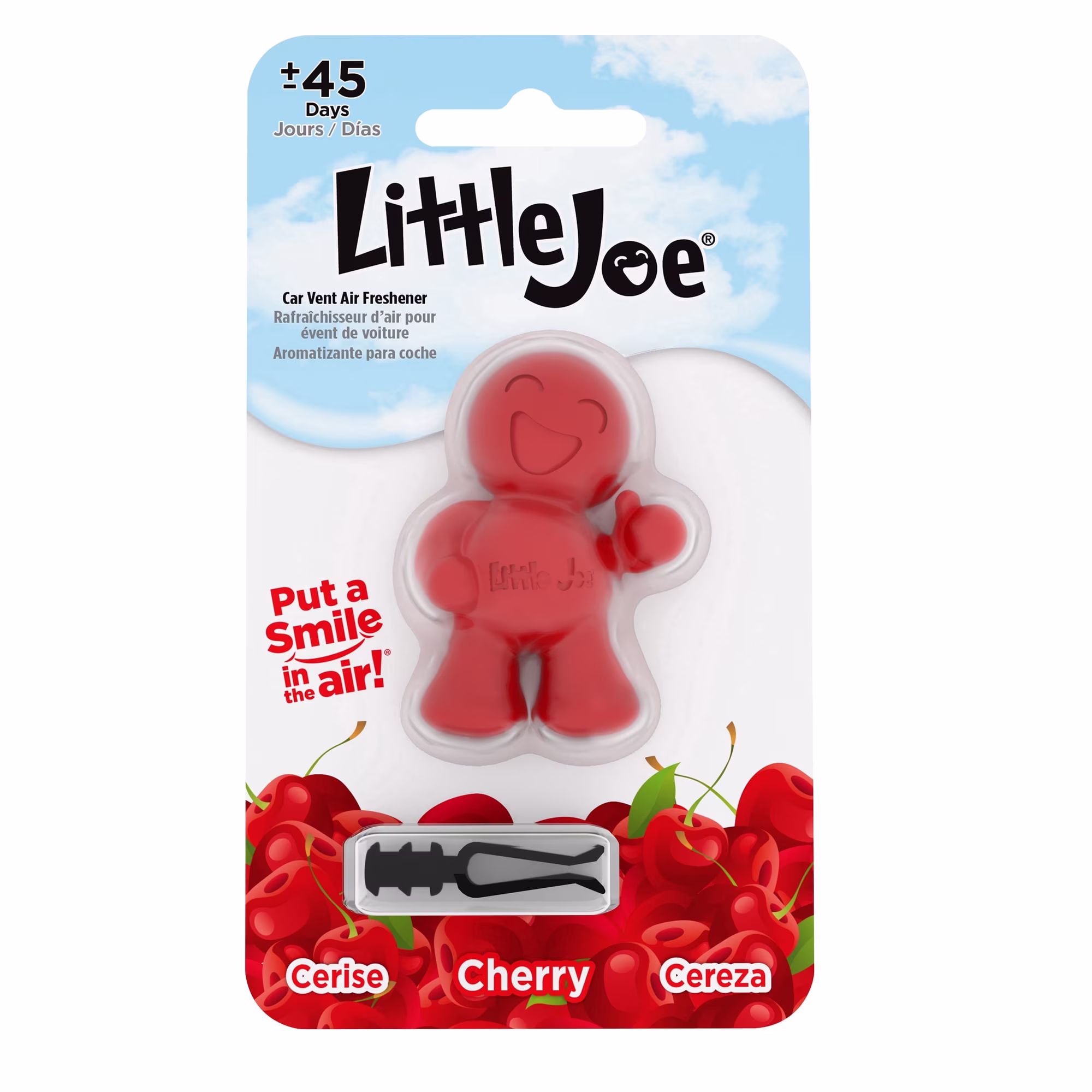 Little-Joe-Cherry-Scent-Car-Air-Fresheners-Vent-Clip-1-Pack_5a03e04e-3ba5-4b37-ba2c-d93af3fa235c.b6a30b49093607e0a338831eacd34c9e Αρωματικό LITTLE JOE Cherry - Image 1