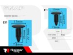Σετ συνδετήρες αυτοκινήτου – 10pcs - Image 2