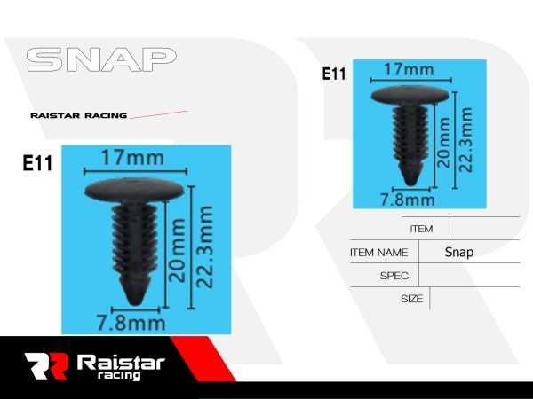 949984f88971524126971ed2d59609cd Σετ συνδετήρες αυτοκινήτου – 10pcs - Image 2